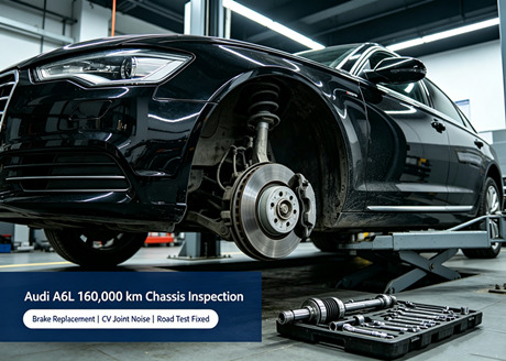 Réparation de bruit anormal pour Audi A6L