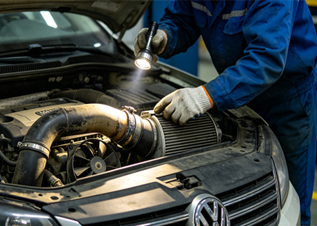 Le bruit anormal provenant du moteur après le contrôle technique a mis le propriétaire du véhicule en colère !
